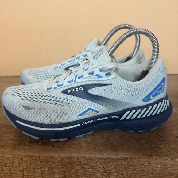 Brooks Shoes - Women's Brooks Adrenaline GTS 23 size 6 shorts Blue Glass/Nile Blue/Marina